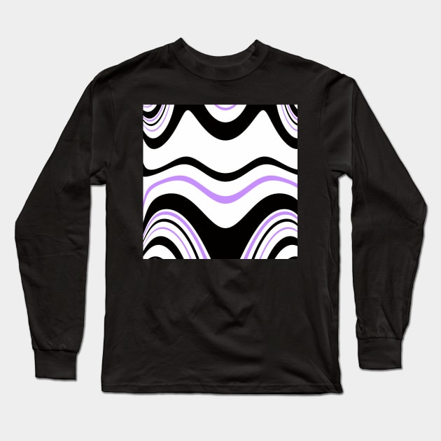 Wavy Long Sleeve T-Shirt by TiiaVissak